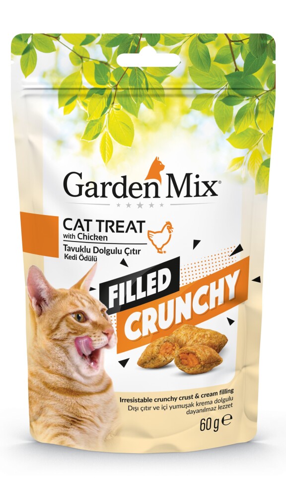 Garden Mix Tavuklu İçi Dolgulu Kedi Ödülü 60 GR | SRC: Barcode: 8681085429829